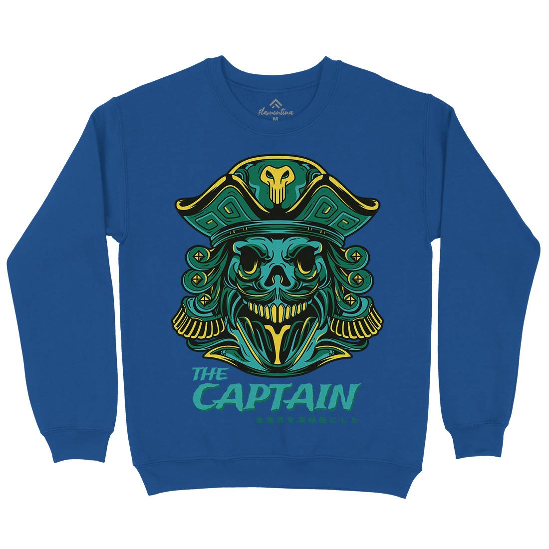 Captain Kids Crew Neck Sweatshirt Navy D847