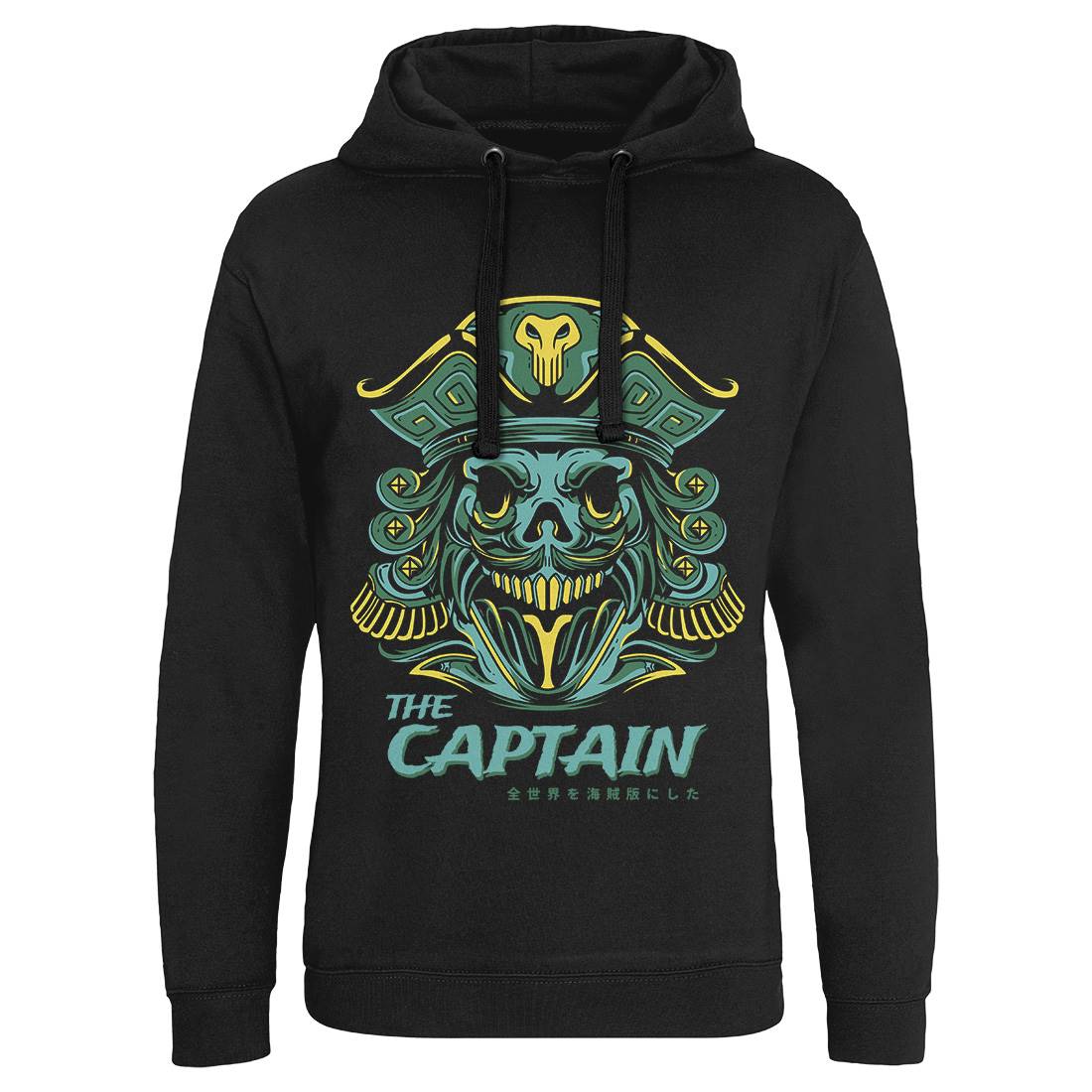 Captain Mens Hoodie Without Pocket Navy D847