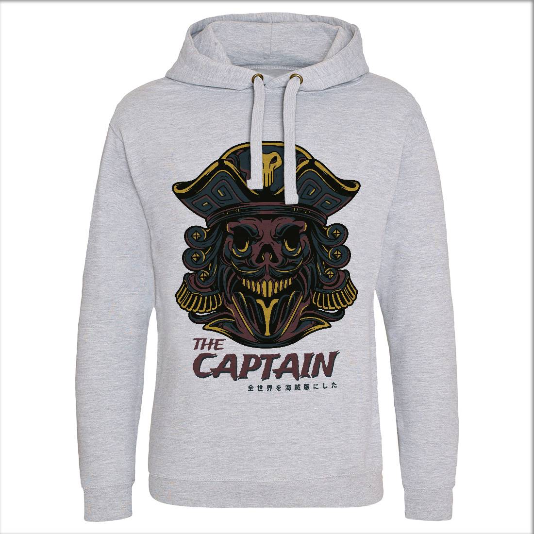 Captain Mens Hoodie Without Pocket Navy D847