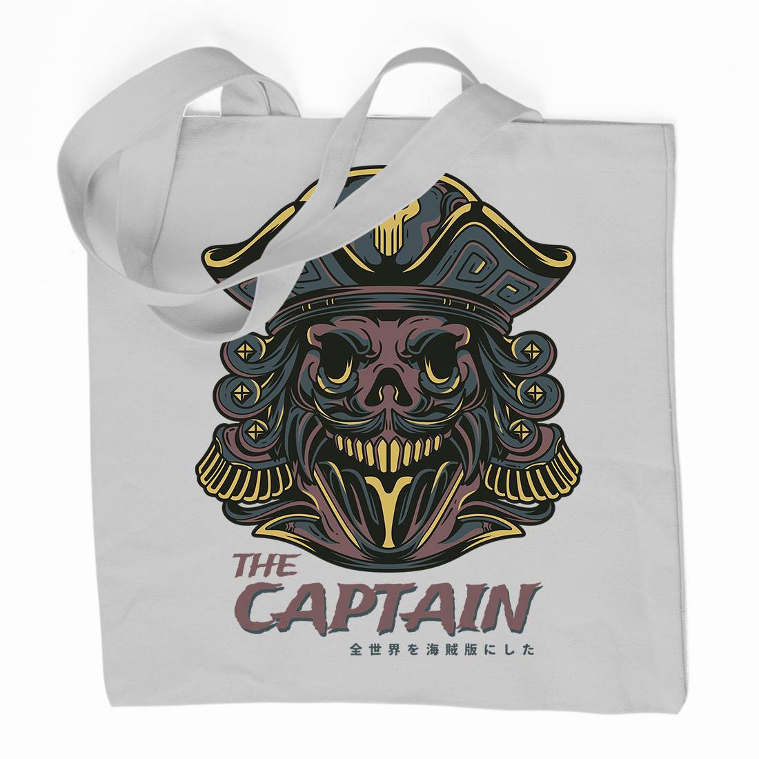 Captain Organic Premium Cotton Tote Bag Navy D847