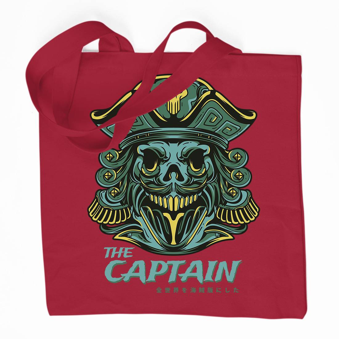 Captain Organic Premium Cotton Tote Bag Navy D847
