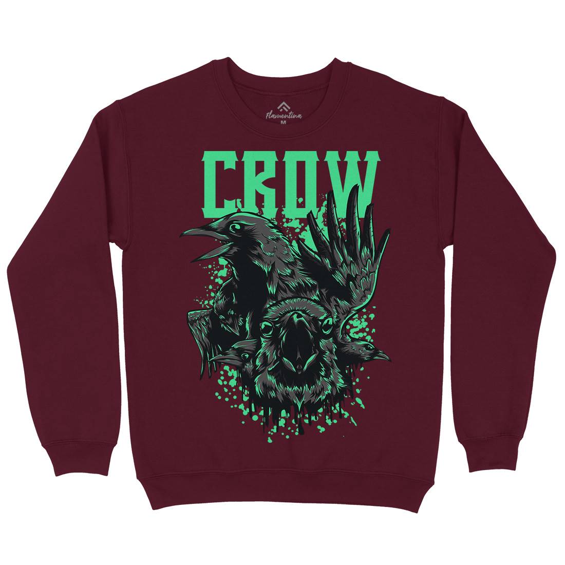 Crow Kids Crew Neck Sweatshirt Horror D850