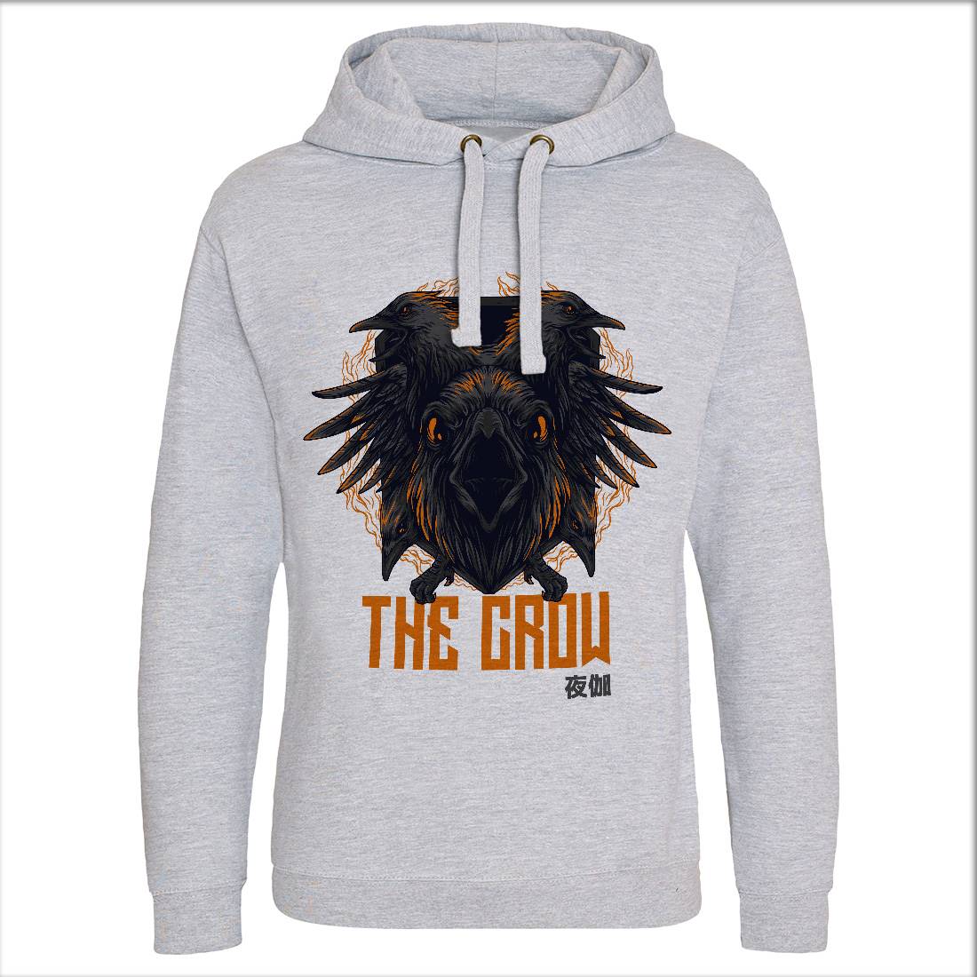 Crow Mens Hoodie Without Pocket Horror D851