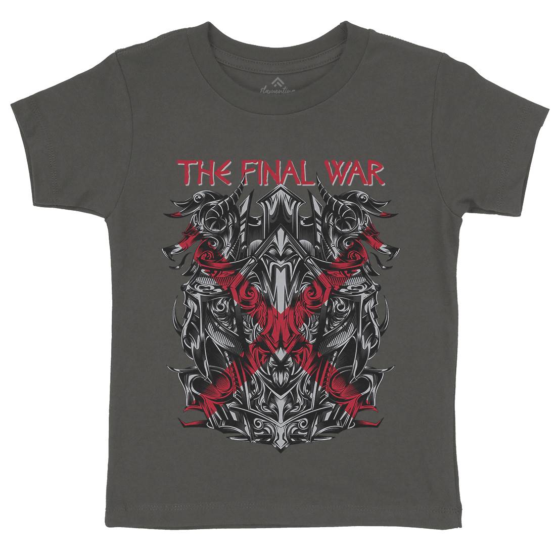 Final War Kids Organic Crew Neck T-Shirt Warriors D853