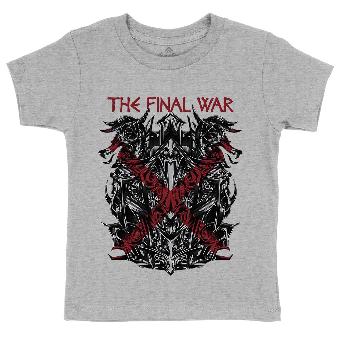 Final War Kids Organic Crew Neck T-Shirt Warriors D853