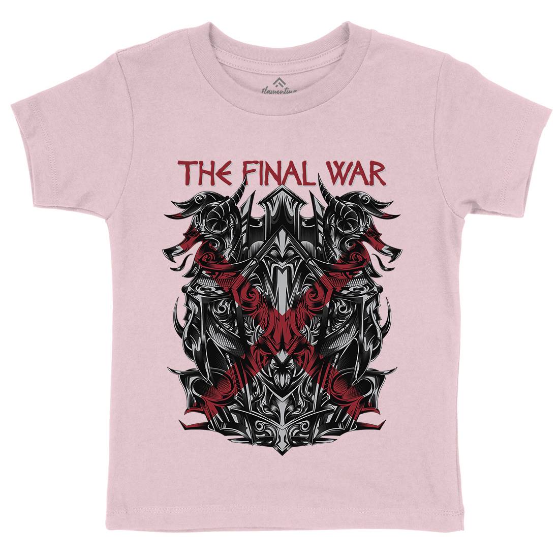 Final War Kids Crew Neck T-Shirt Warriors D853