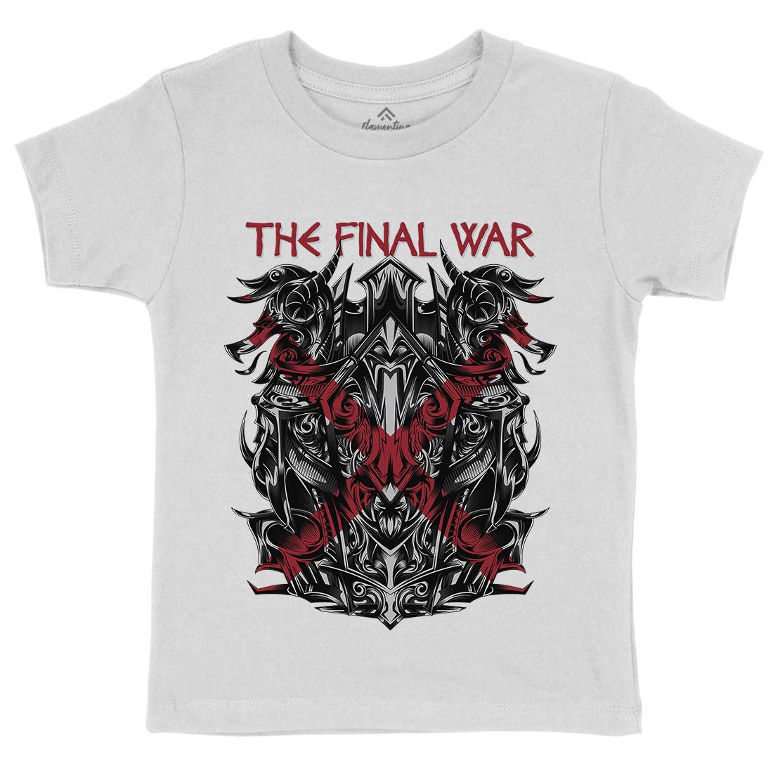 Final War Kids Crew Neck T-Shirt Warriors D853