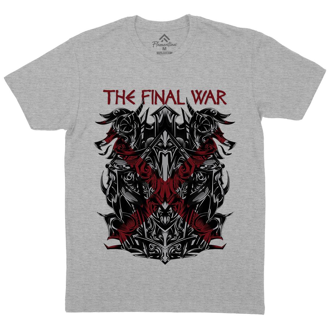 Final War Mens Crew Neck T-Shirt Warriors D853