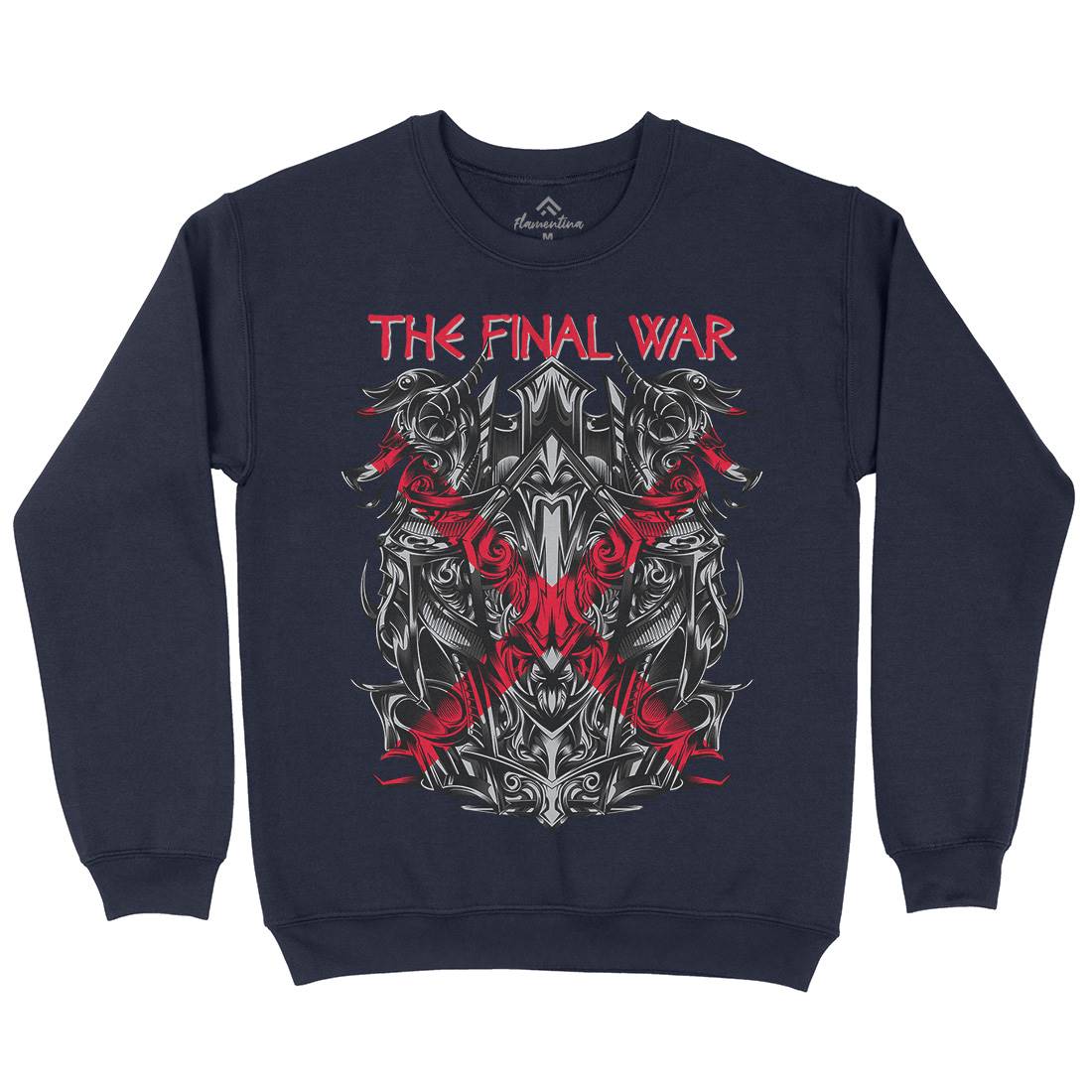 Final War Mens Crew Neck Sweatshirt Warriors D853
