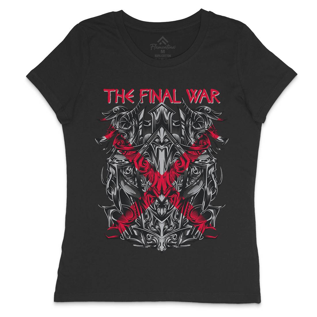 Final War Womens Crew Neck T-Shirt Warriors D853