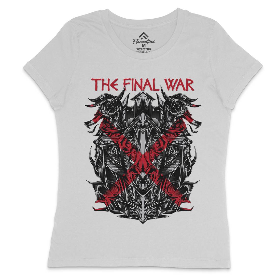 Final War Womens Crew Neck T-Shirt Warriors D853