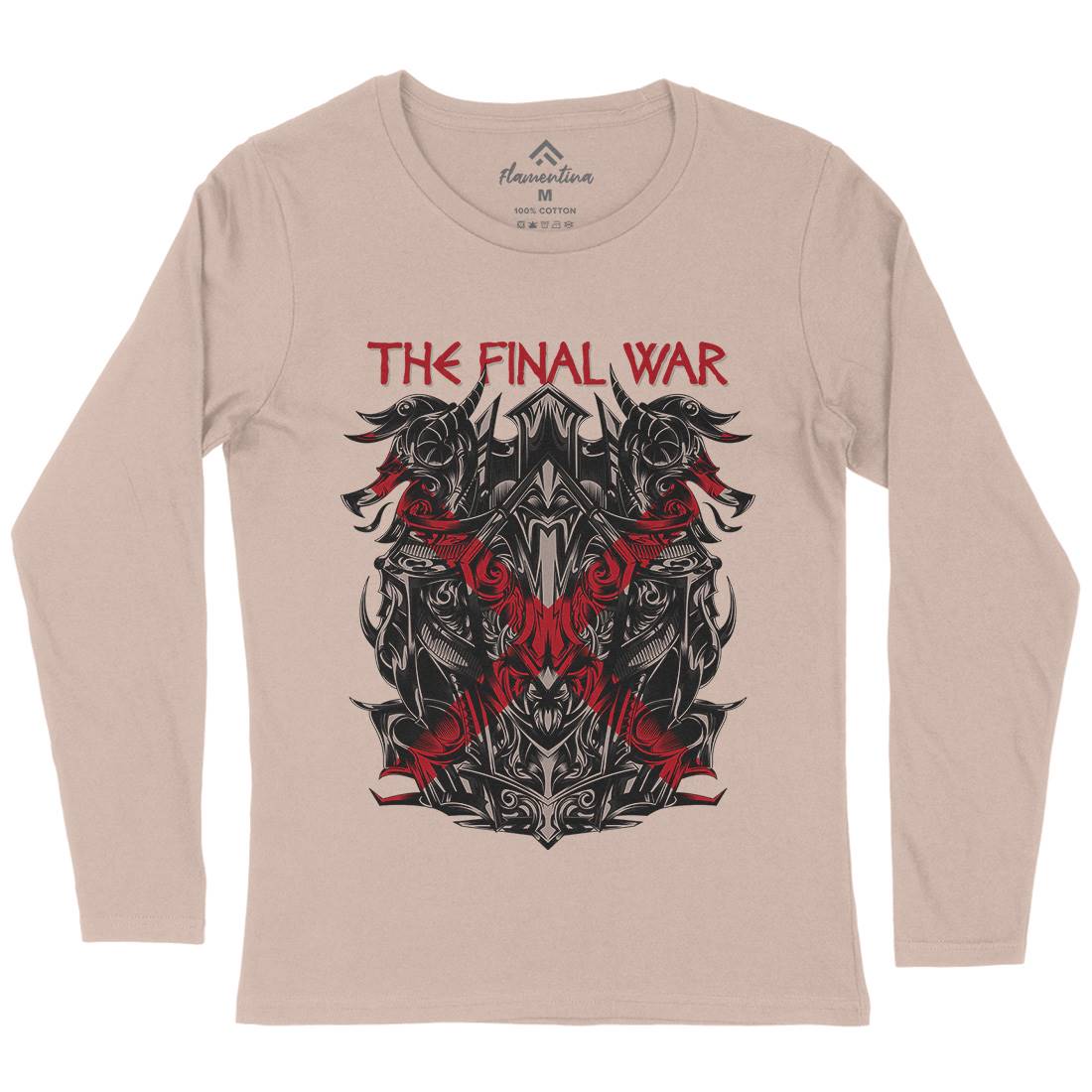 Final War Womens Long Sleeve T-Shirt Warriors D853