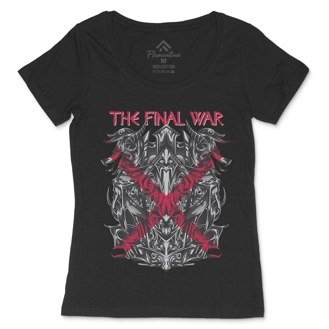 Final War Womens Scoop Neck T-Shirt Warriors D853