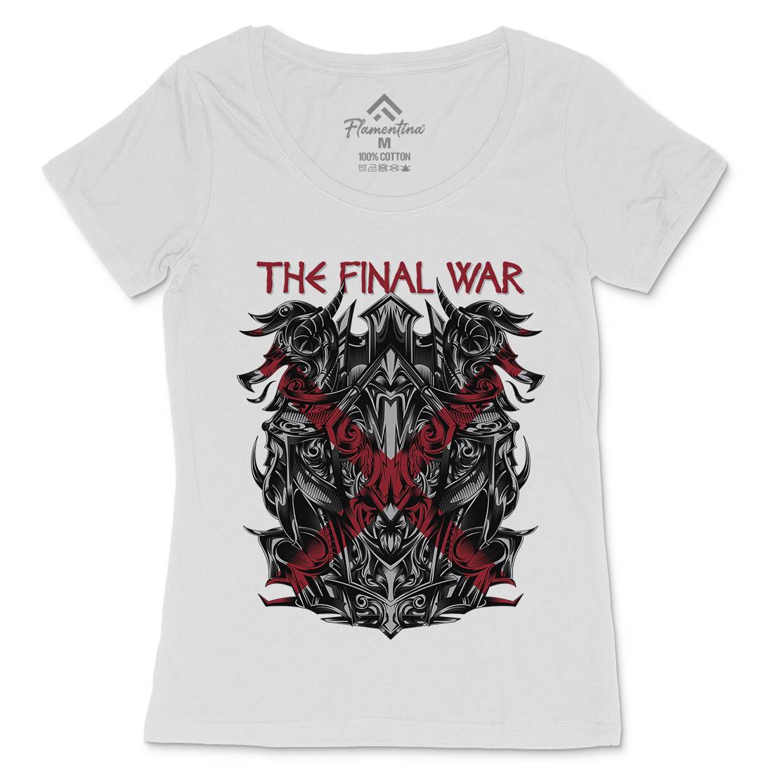 Final War Womens Scoop Neck T-Shirt Warriors D853