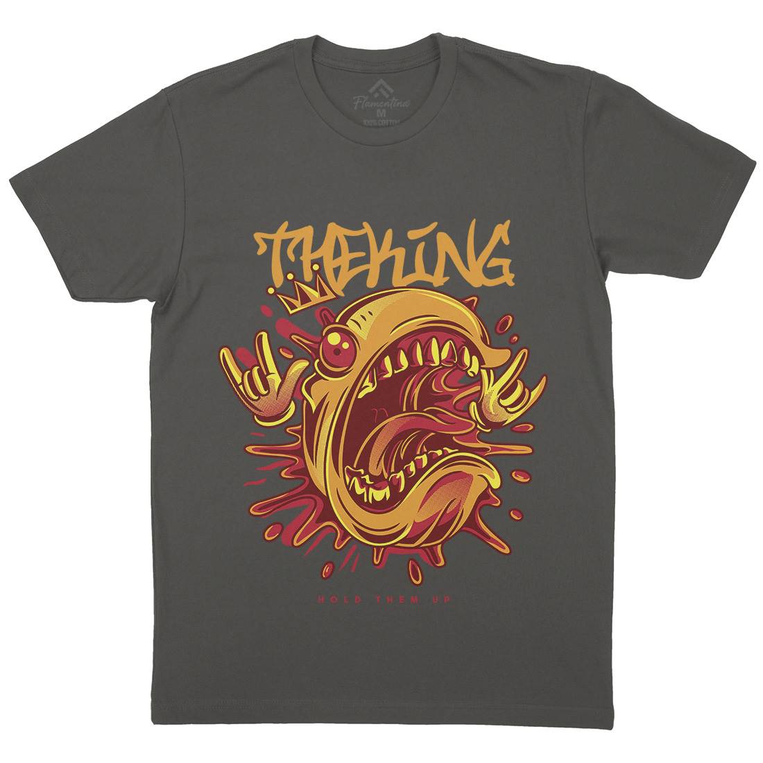 King Monster Mens Crew Neck T-Shirt Horror D856