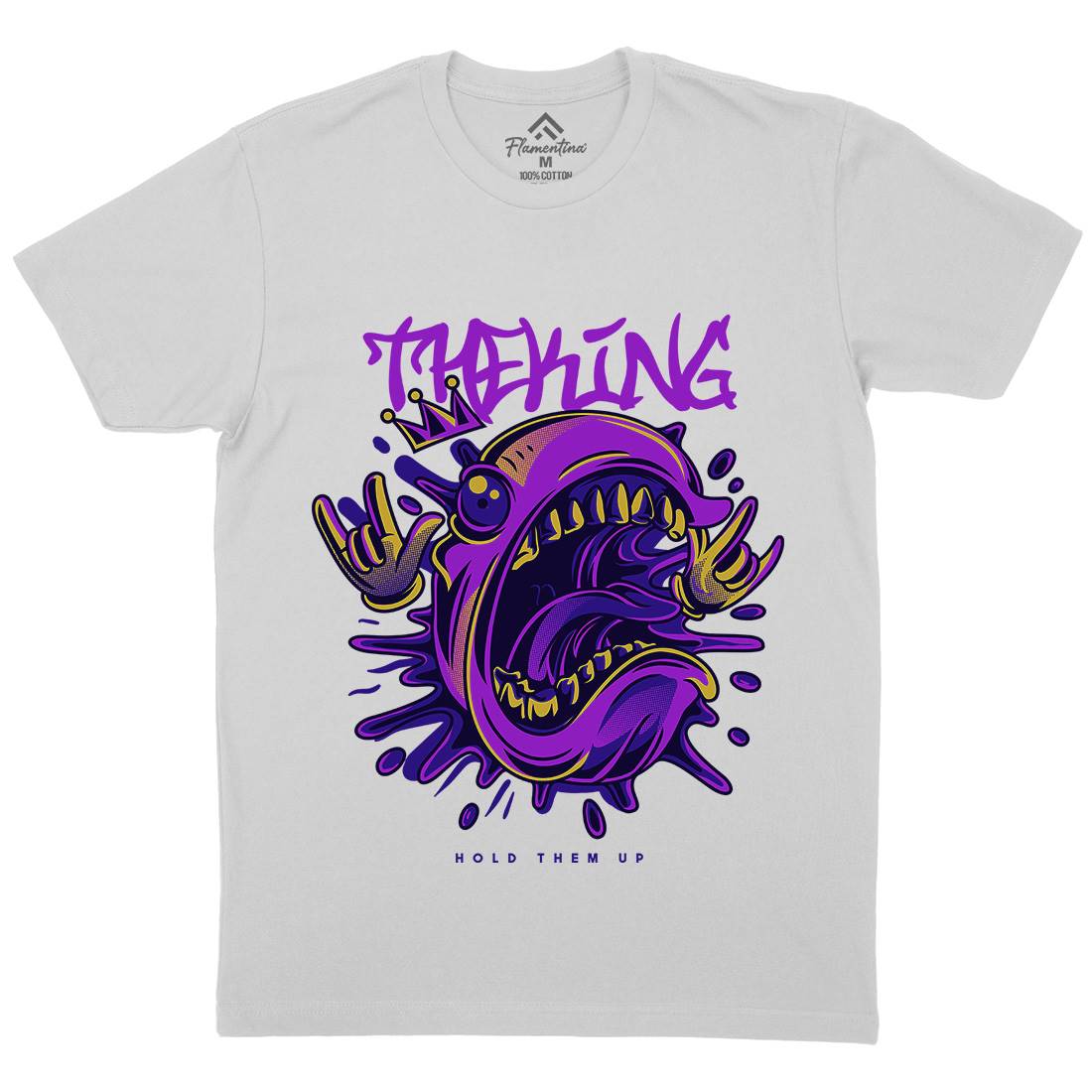 King Monster Mens Crew Neck T-Shirt Horror D856