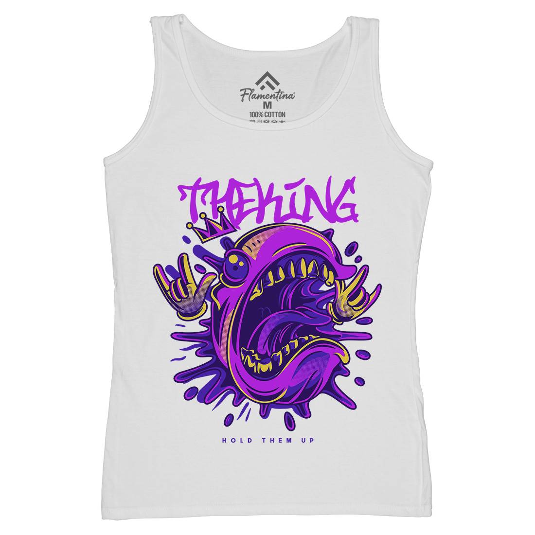 King Monster Womens Organic Tank Top Vest Horror D856