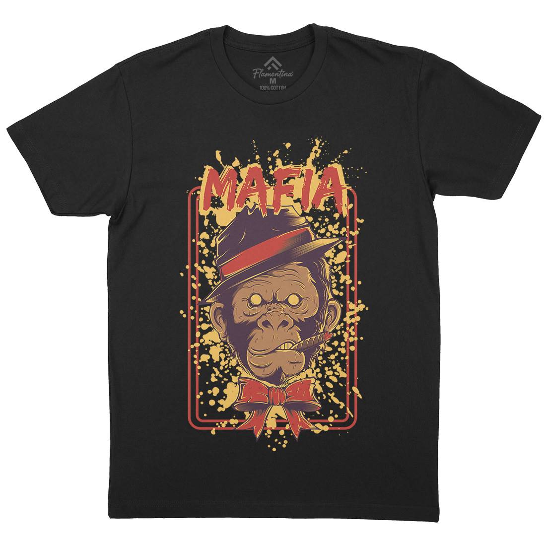 Mafia Ape Mens Crew Neck T-Shirt Animals D857