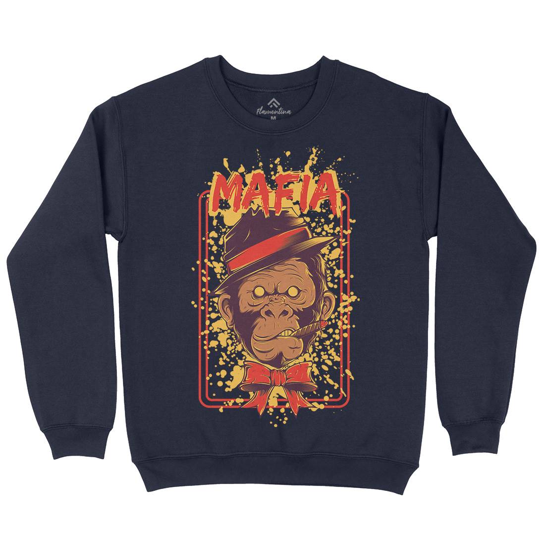 Mafia Ape Mens Crew Neck Sweatshirt Animals D857