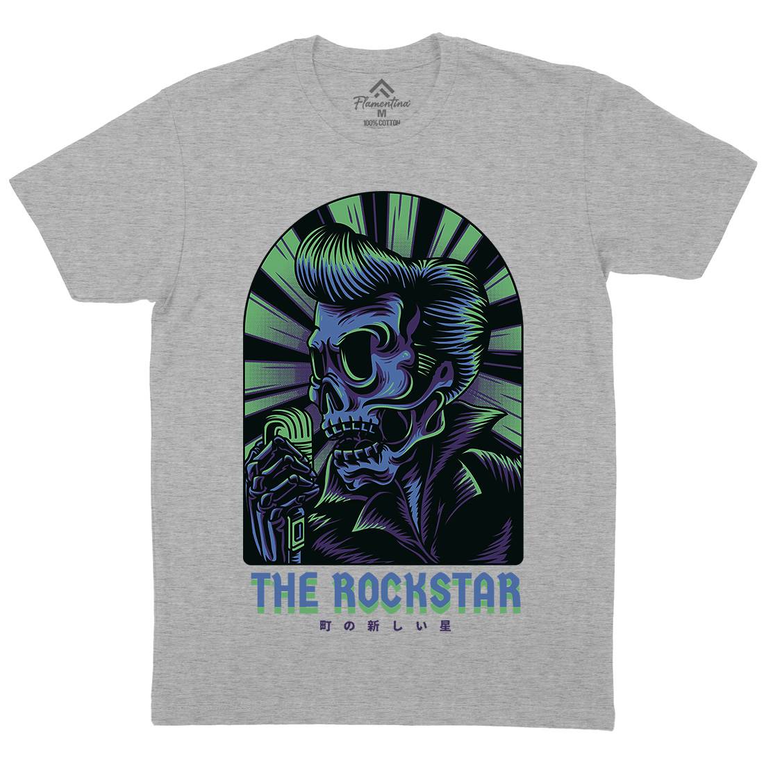 Rockstar Mens Crew Neck T-Shirt Music D858