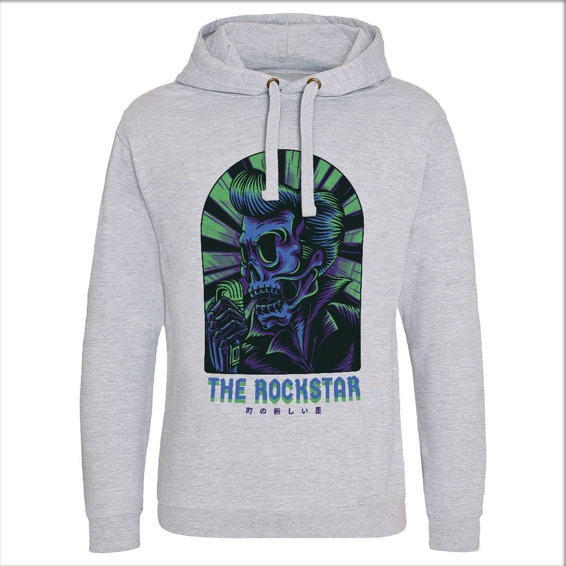 Rockstar Mens Hoodie Without Pocket Music D858