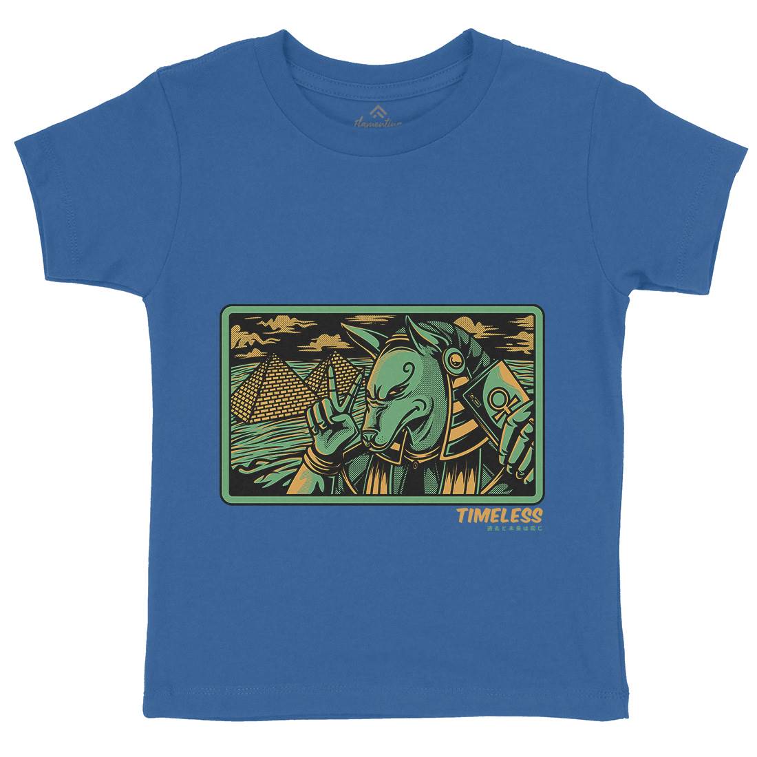 Timeless Kids Organic Crew Neck T-Shirt Horror D862