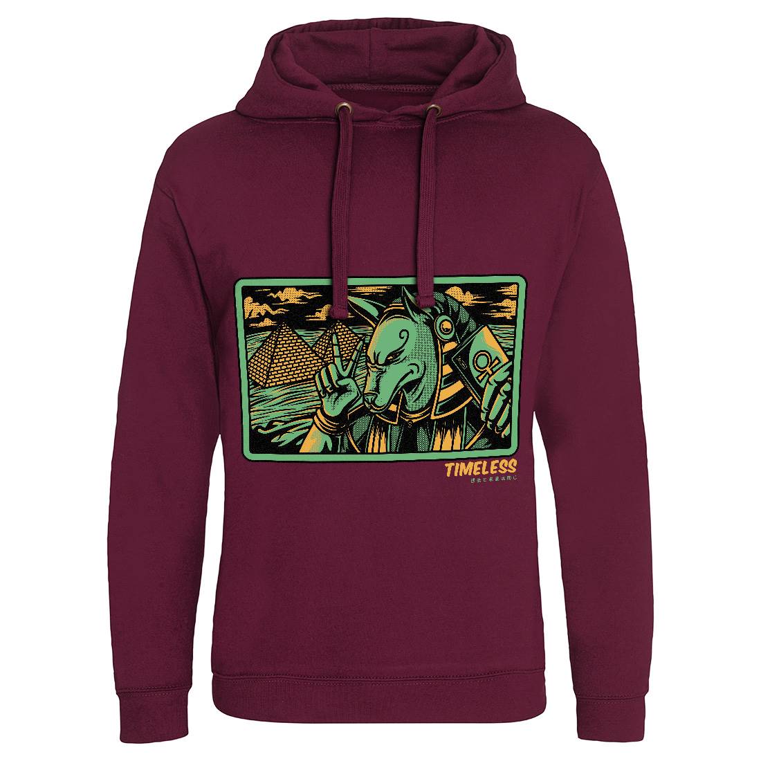 Timeless Mens Hoodie Without Pocket Horror D862