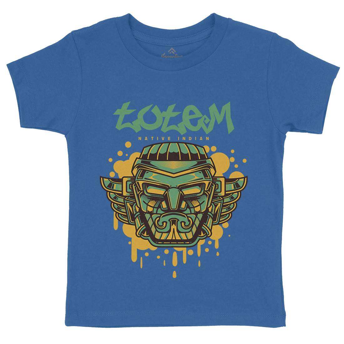 Totem Kids Crew Neck T-Shirt American D865