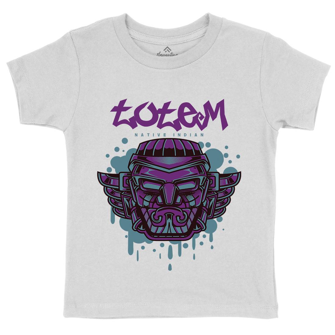 Totem Kids Crew Neck T-Shirt American D865