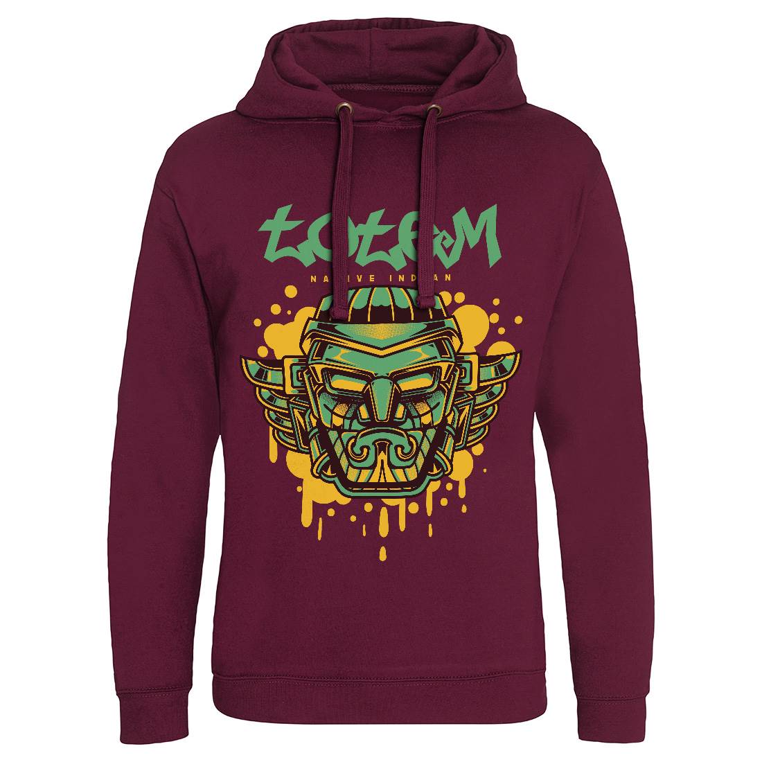 Totem Mens Hoodie Without Pocket American D865