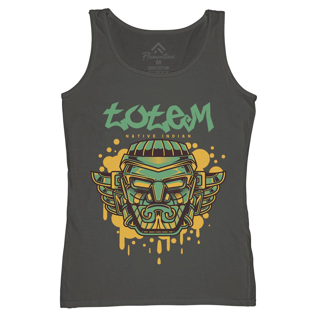 Totem Womens Organic Tank Top Vest American D865