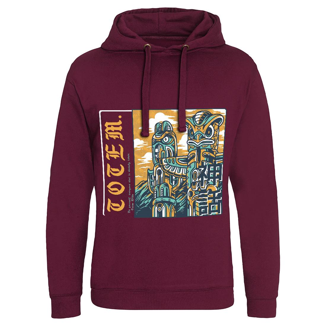 Totem Mens Hoodie Without Pocket American D866