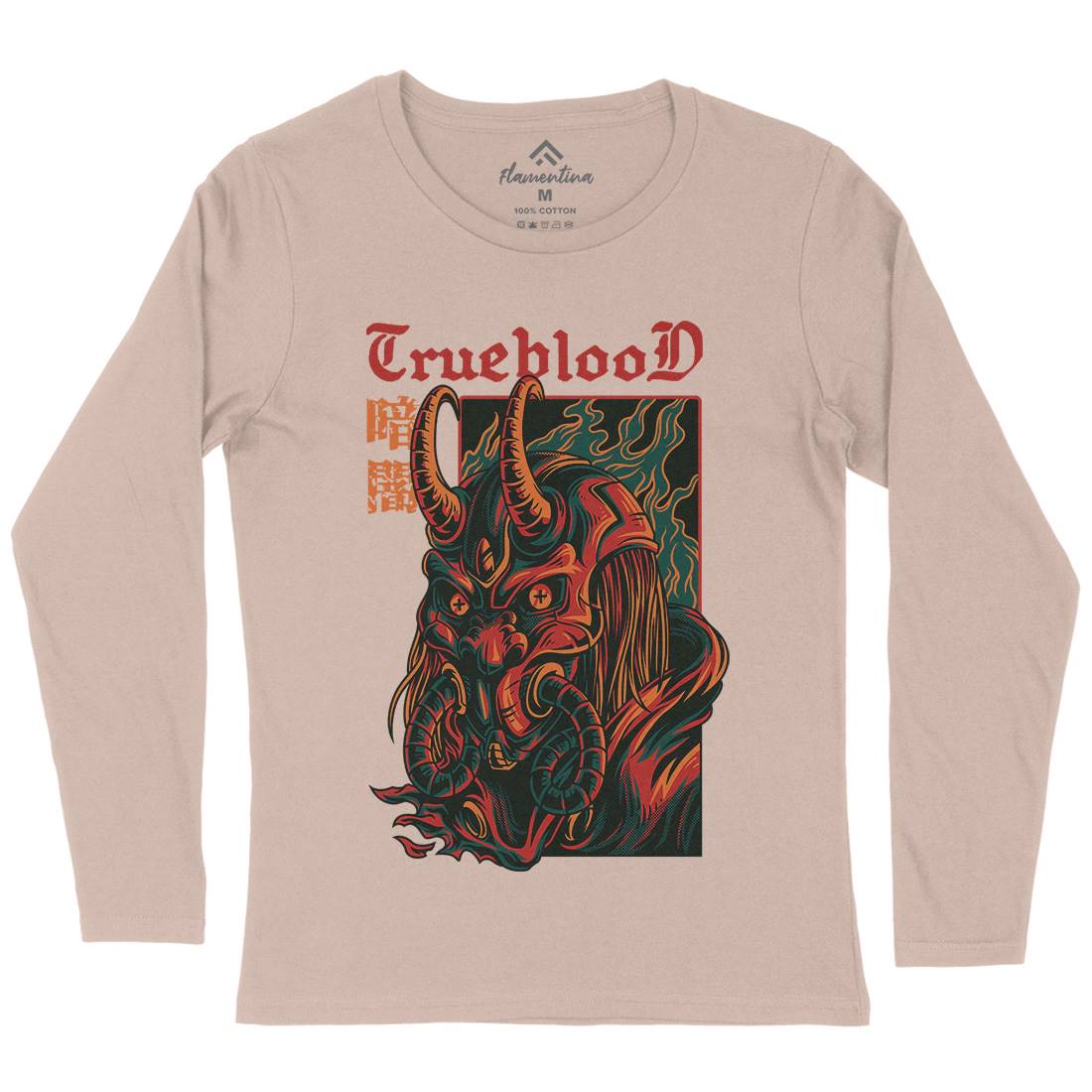True Blood Womens Long Sleeve T-Shirt Horror D867