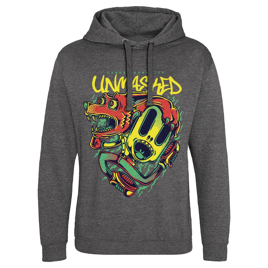 Unmasked Wolf Mens Hoodie Without Pocket Animals D870