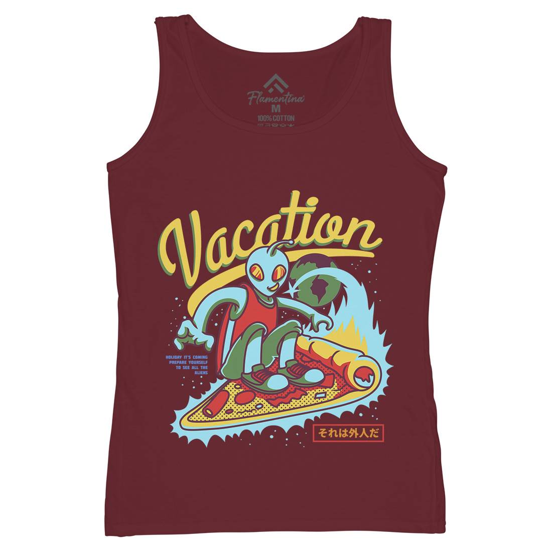 Vacation Mode Womens Organic Tank Top Vest Surf D871
