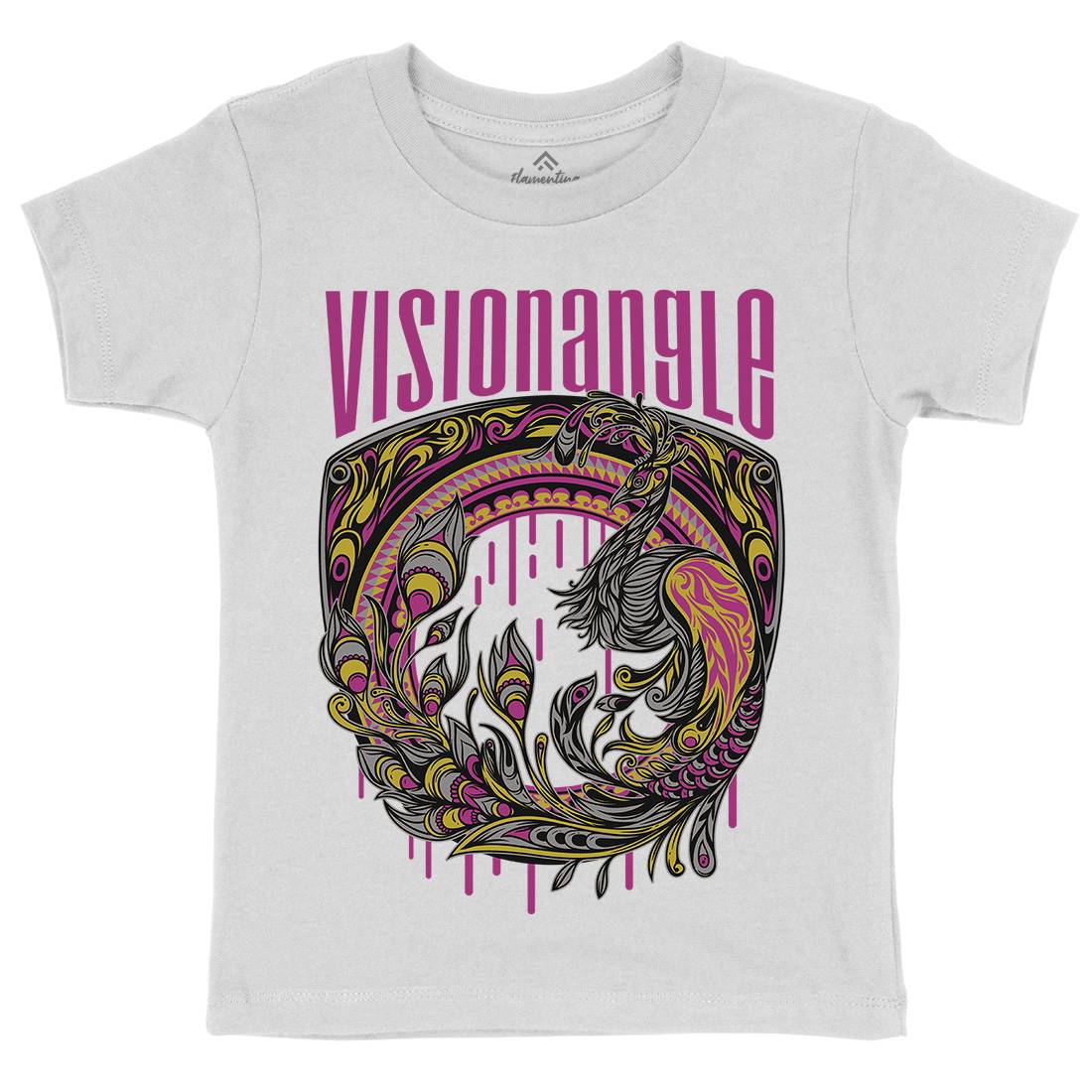 Vision Angle Kids Crew Neck T-Shirt Animals D873