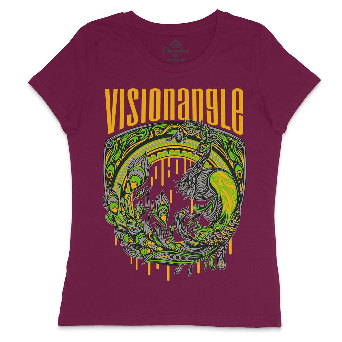 Vision Angle Womens Crew Neck T-Shirt Animals D873