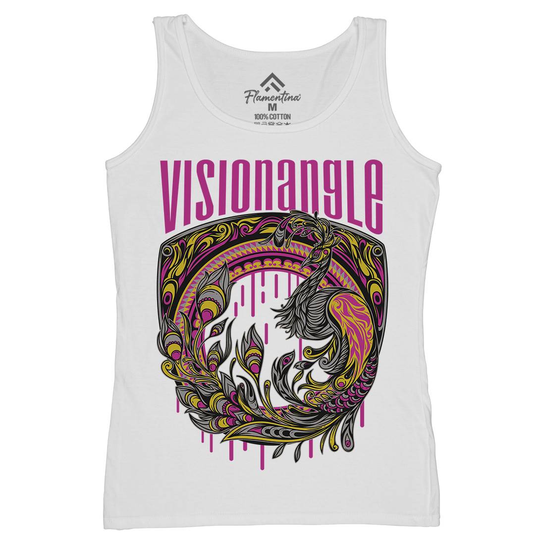 Vision Angle Womens Organic Tank Top Vest Animals D873