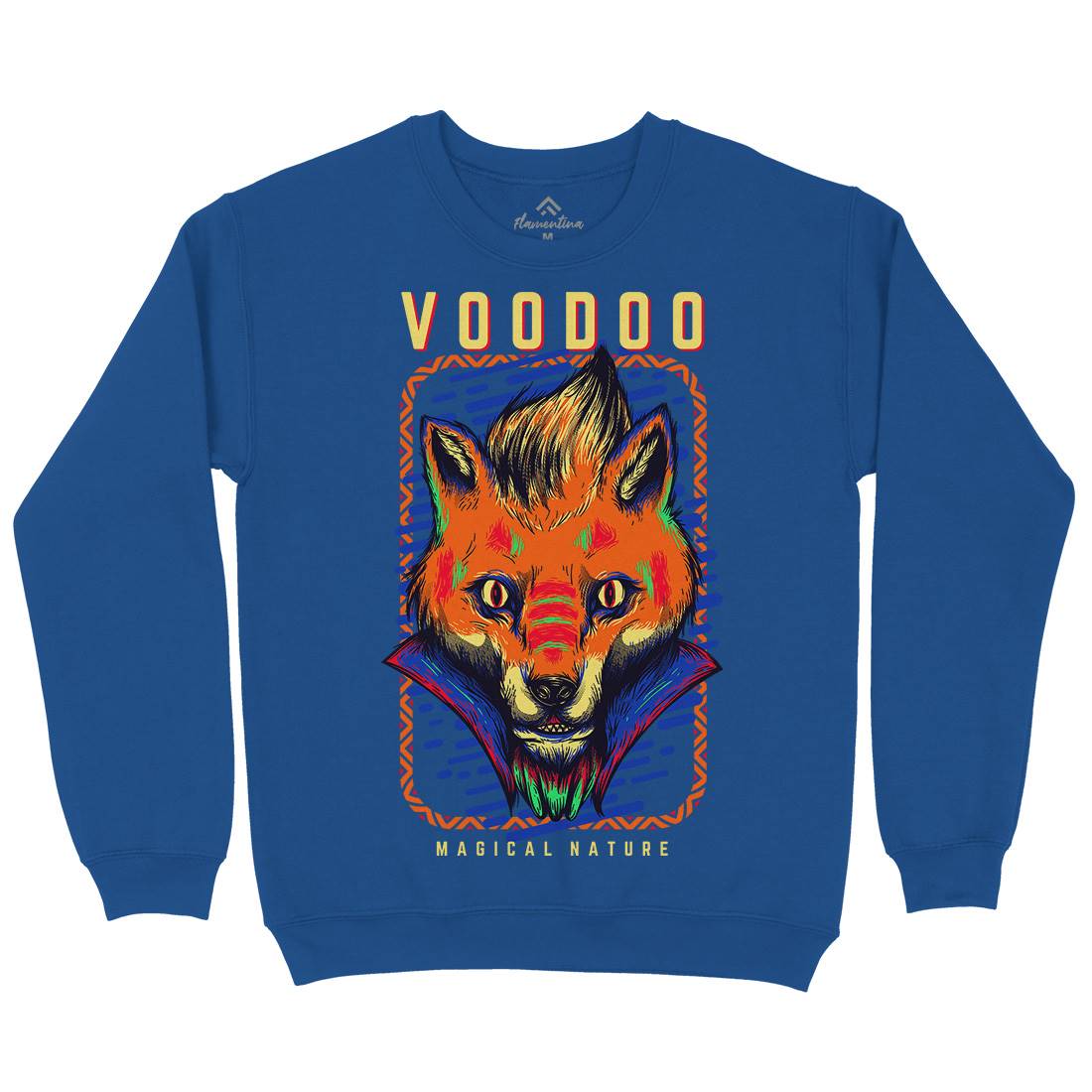 Voodoo Fox Mens Crew Neck Sweatshirt Animals D874