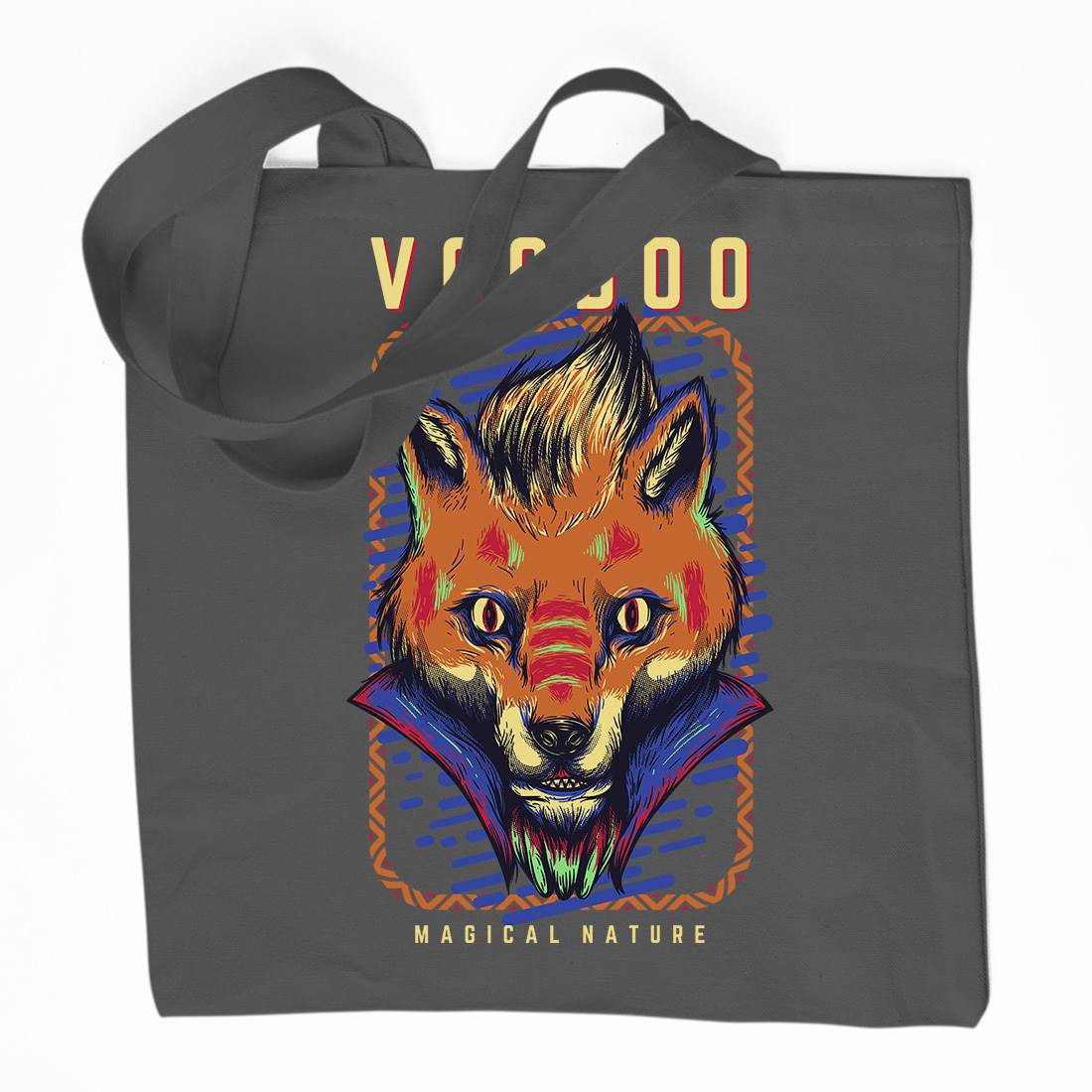 Voodoo Fox Organic Premium Cotton Tote Bag Animals D874