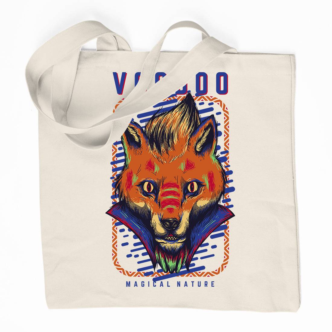 Voodoo Fox Organic Premium Cotton Tote Bag Animals D874