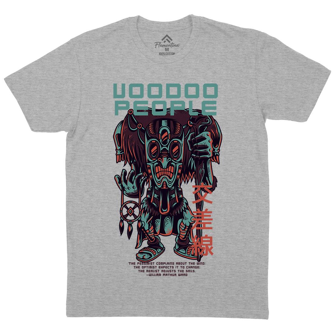 Voodoo People Mens Crew Neck T-Shirt Horror D875