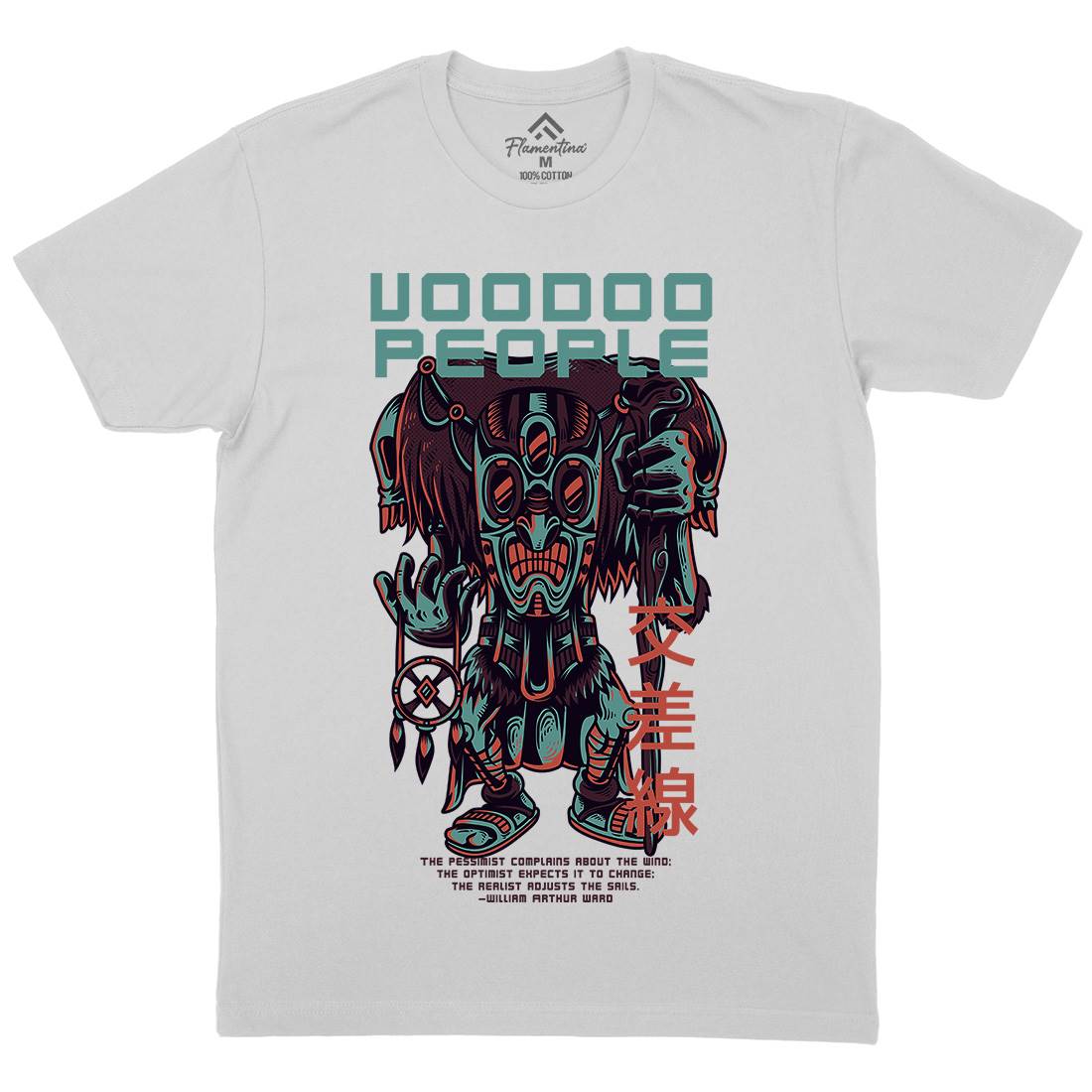 Voodoo People Mens Crew Neck T-Shirt Horror D875