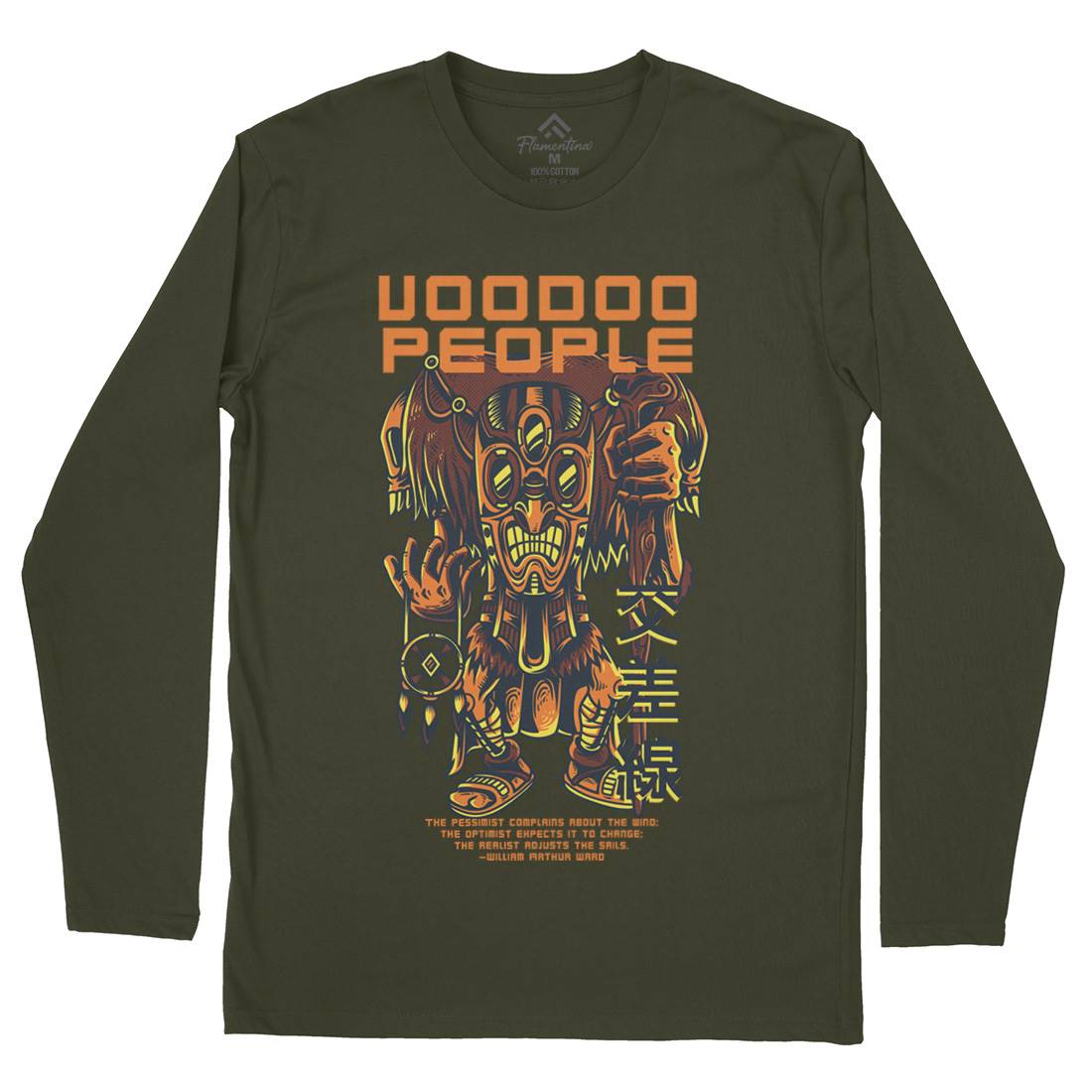Voodoo People Mens Long Sleeve T-Shirt Horror D875