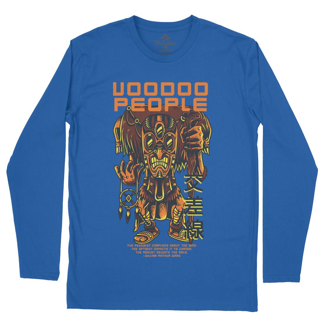 Voodoo People Mens Long Sleeve T-Shirt Horror D875