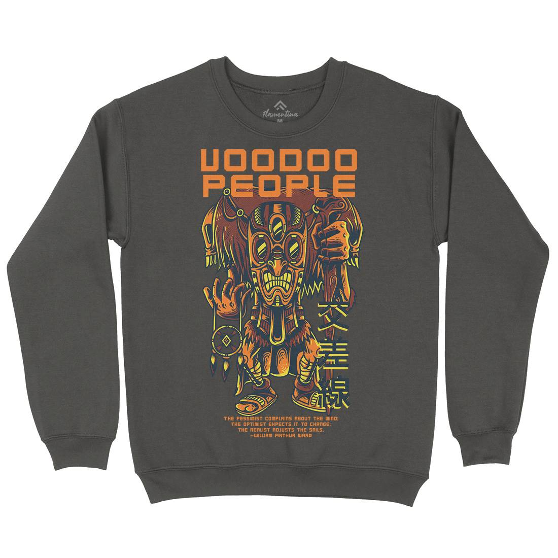 Voodoo People Mens Crew Neck Sweatshirt Horror D875