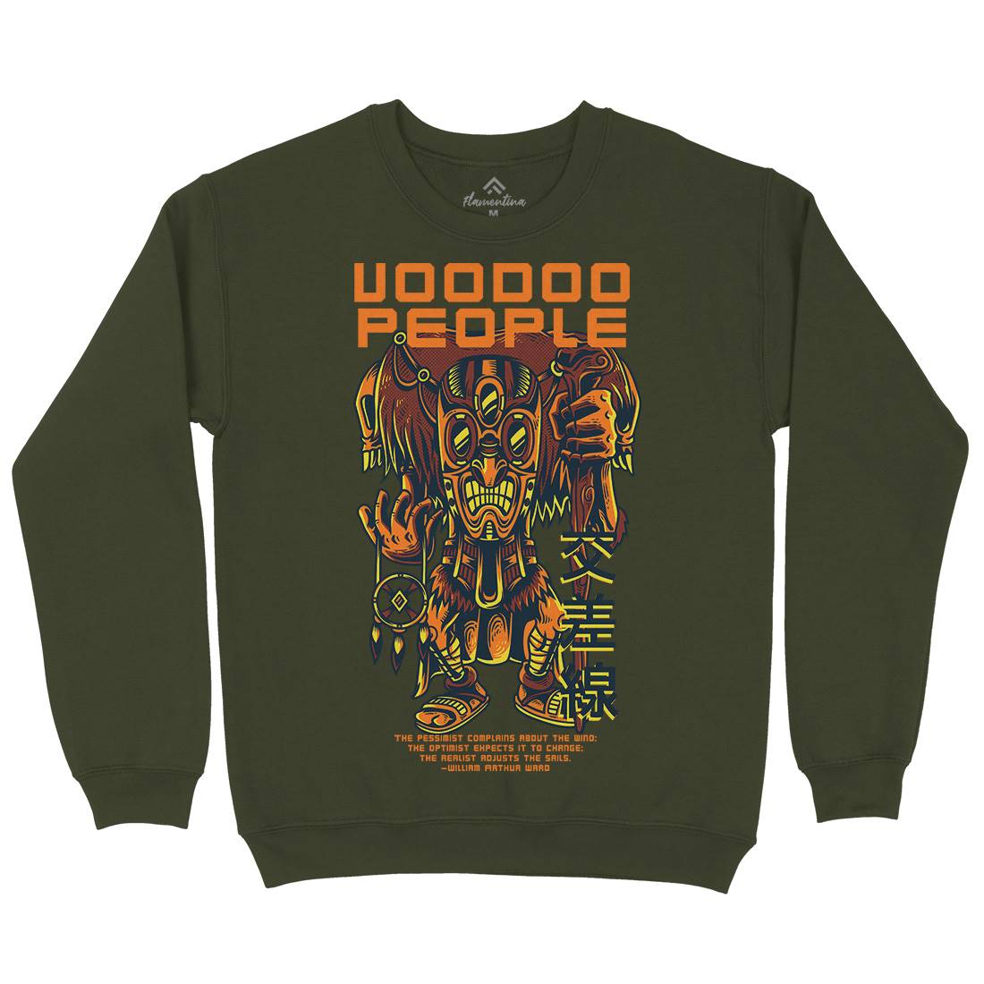 Voodoo People Mens Crew Neck Sweatshirt Horror D875