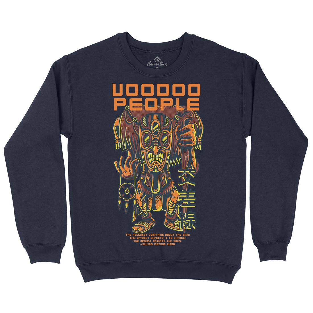 Voodoo People Kids Crew Neck Sweatshirt Horror D875