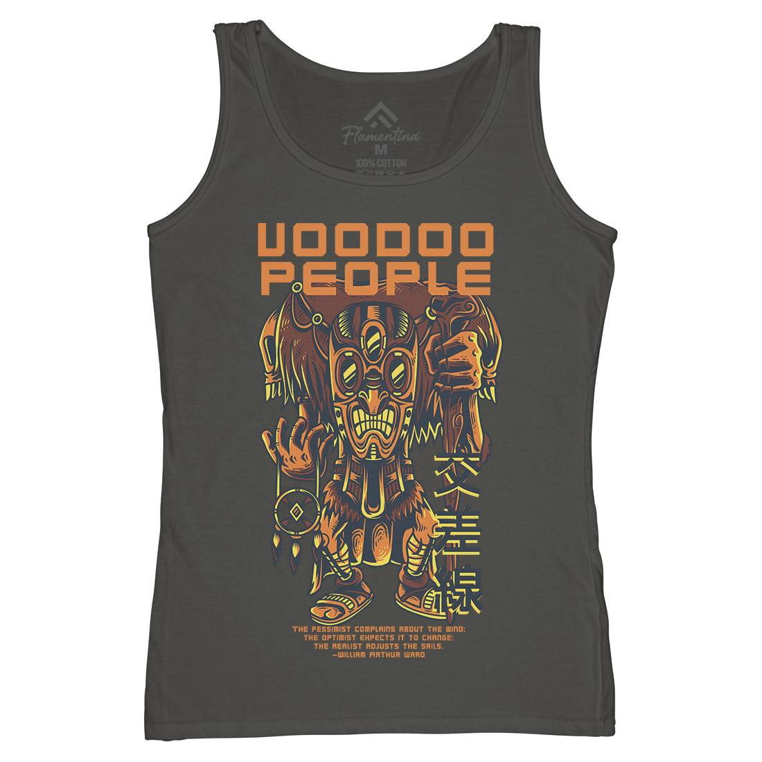 Voodoo People Womens Organic Tank Top Vest Horror D875