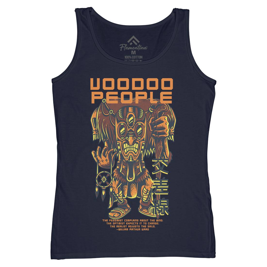 Voodoo People Womens Organic Tank Top Vest Horror D875